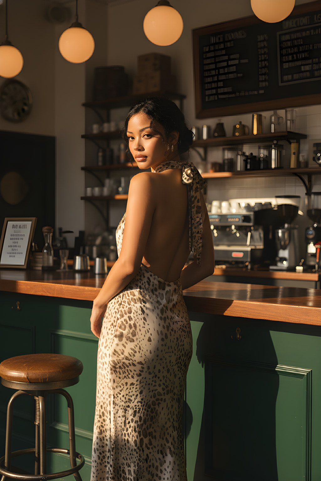 Leopard Print Dress