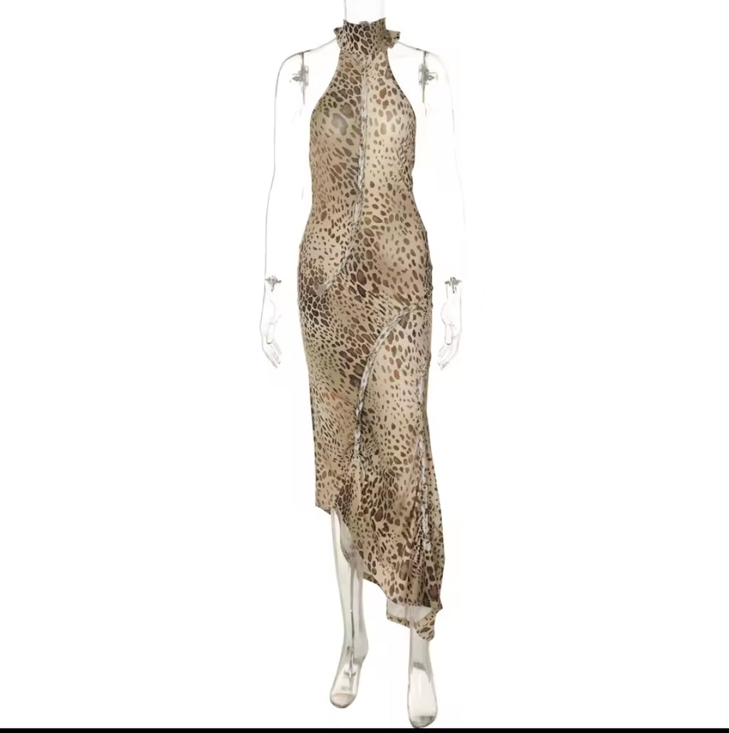 Leopard Print Dress