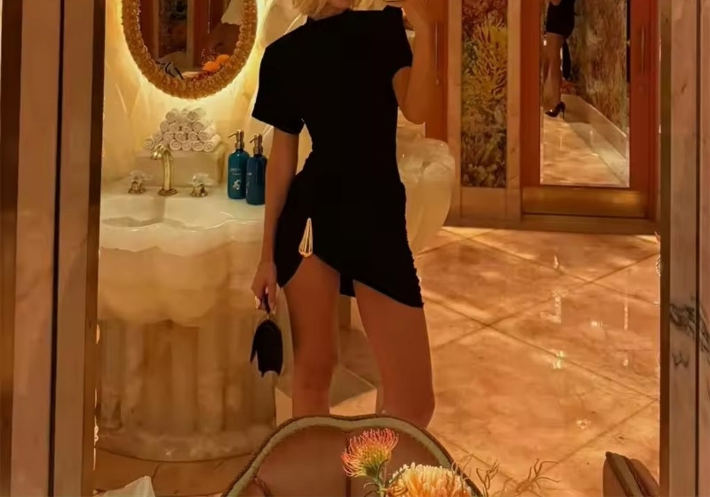 Sequin mini dress